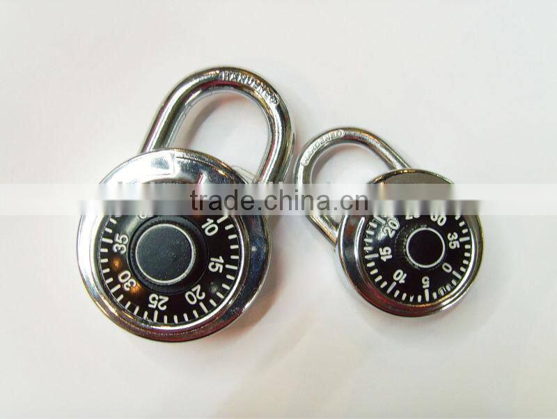 Hot sale Turning wheel 40 number Round lock colorful combination padlock password lock CH-209