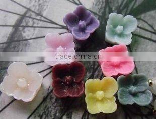 Kawaii flat back resins flower cabochons cameos, resin food crafts cabochons