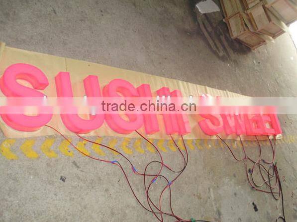 Led Light Up 3d Acrylic Signage Lettering