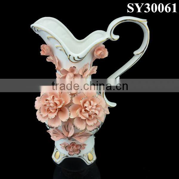 Elegant flower arrangement table home decoration