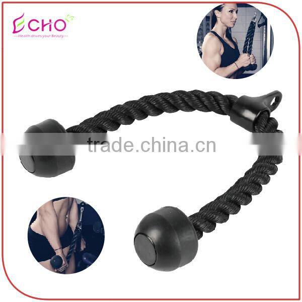 Gym Fitness Tricep Rope for Strength Training Pushdown Exercise