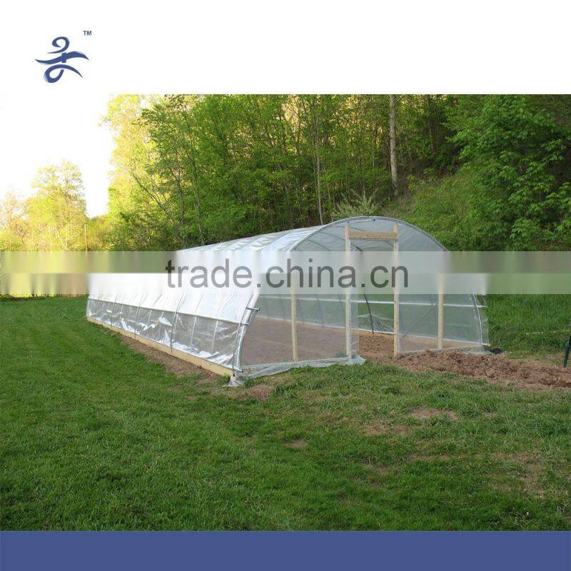 Cheap UV-anti Plastic film tunnel greenhouse