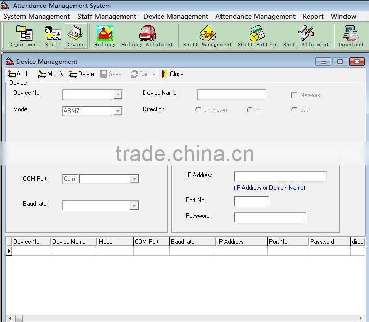 KO-KM8 Utility Time Attendance with Professional Access Control Function Terminal