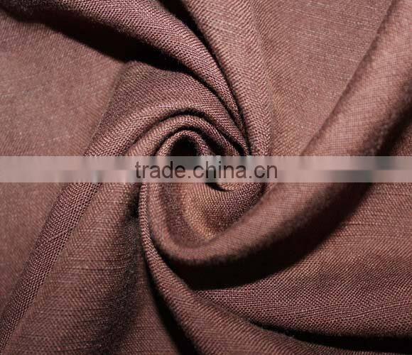 3024 Plain Dyed Blended Linen Rayon Fabric