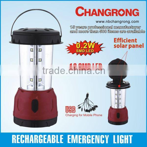 high quality rechargeable led solar portable lantern