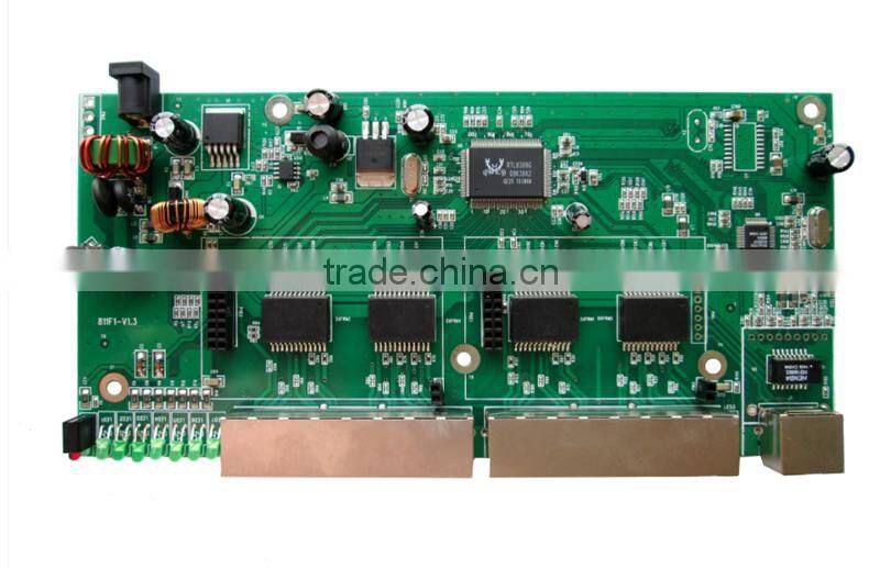 10/100Mbps 8 port PoE switch 1 uplink 15.4W per each POE port for CCTV IP Camera