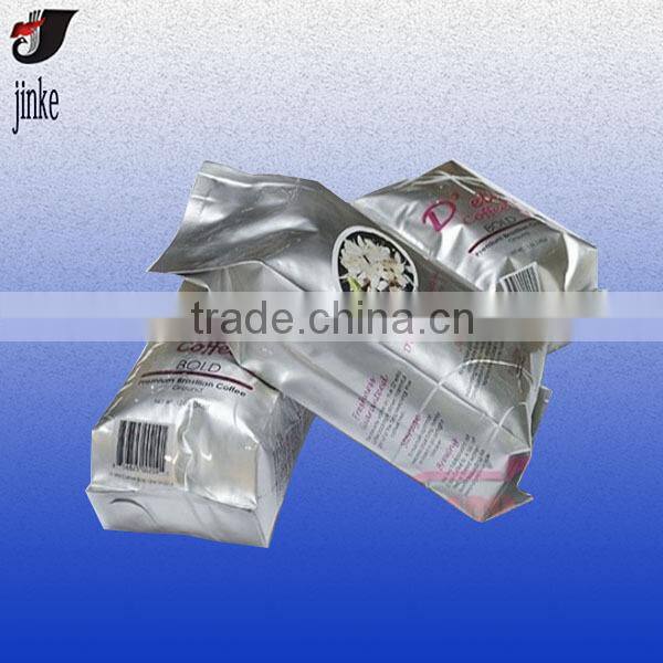 Side gusset empty tea packaging bags