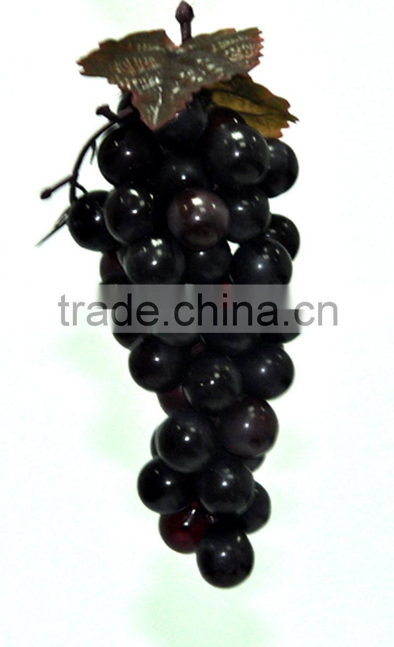 48PCS PVC PURPLE GRAPE BUNCH, GARDEN DECORATION GRAPE BUNCH