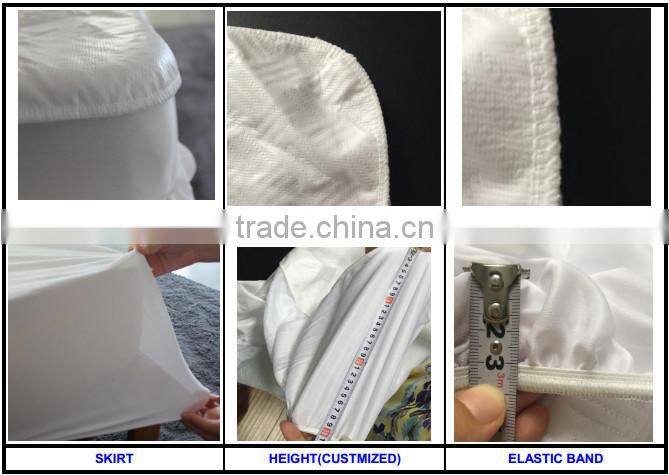 Lab certified organic cotton allergen free breathable phthalate free strech to fit mattress cover
