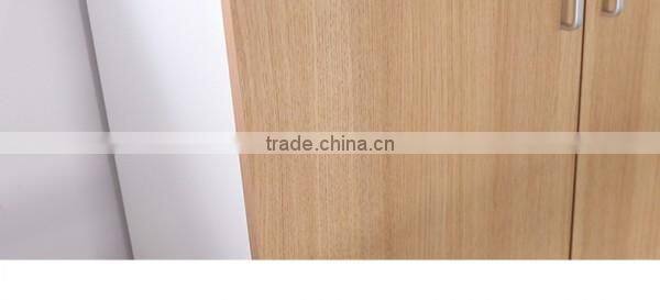 Office wooden filling cabinet locking wood storage bookcase