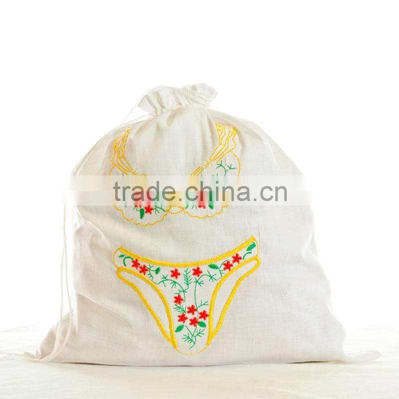 embroidery lingerie bag
