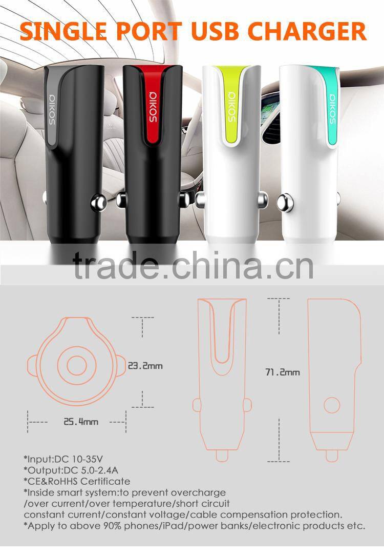 Universal car charger and 5 pin+8 pin two stage 1 USB data cable in one package perfect match available for all digital devices