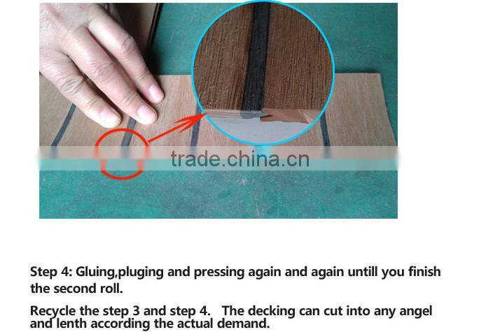 Synthetic pvc teak decking for boat,yacht