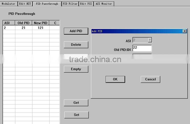 asi to dvb-c qam modulator(ASI IN,DVB-C RF out)