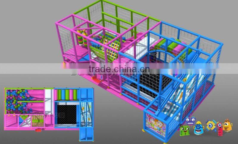 Customized kids indoor tunnel playground soft play equipment for sale
