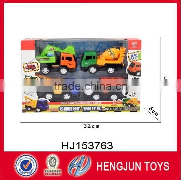 engineering vehicle toy plastic friction truck model for boy game