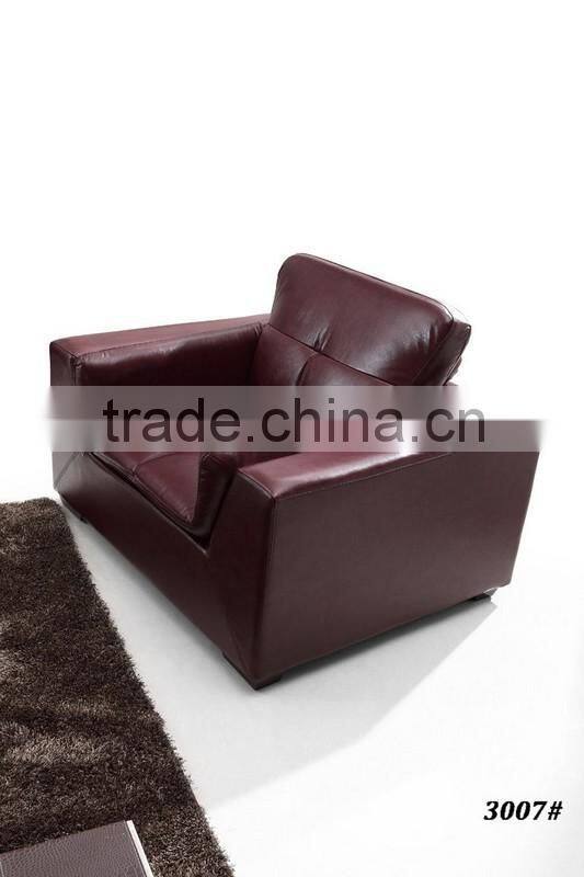 Good quality Checkered modern Leathe Sofa set DH3007