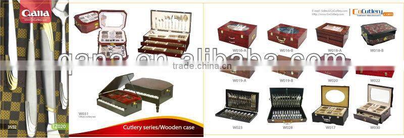 gold plated cutlery, gold cutlery set,flatware set with gold wholesale
