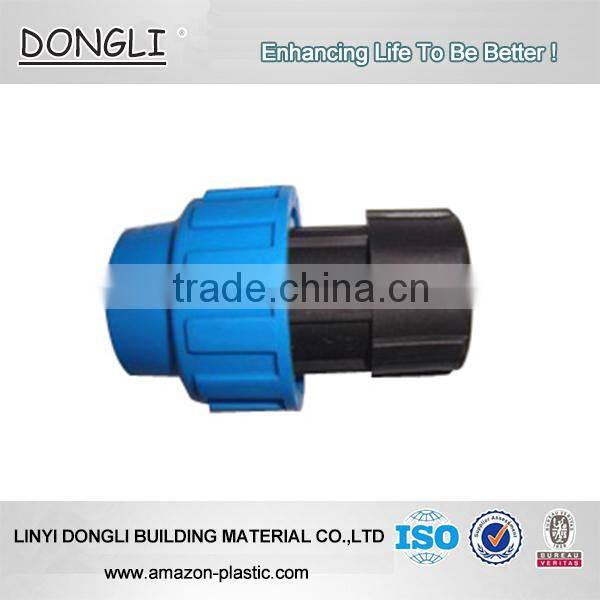 PP Plastic water Compression Fittings for Irrigation end cap 20mm to 110mm PN16