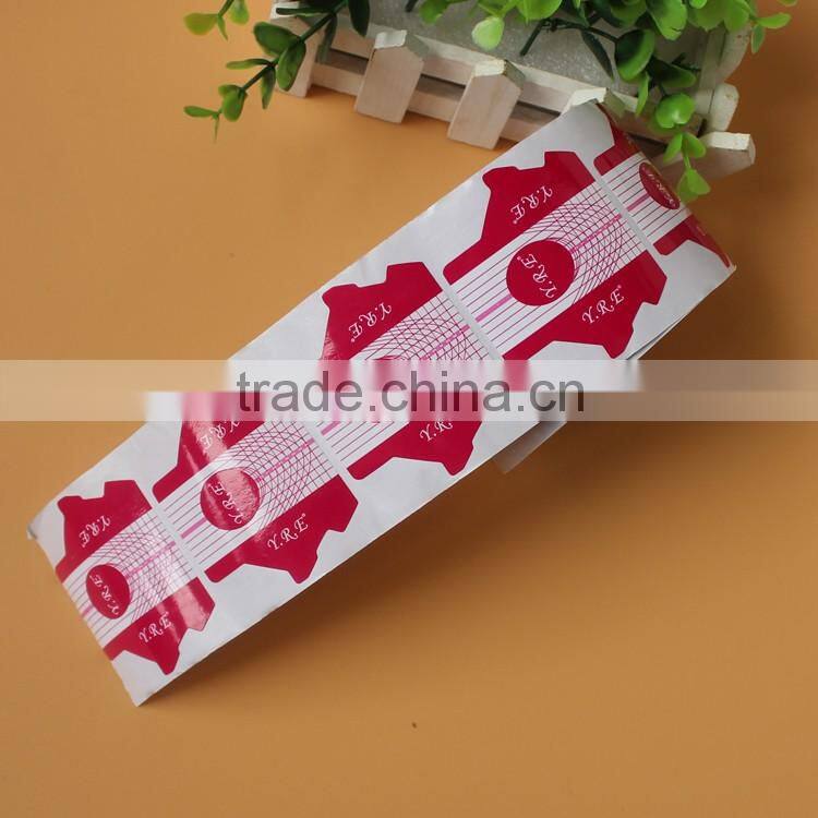 500Pcs Nail Art Tips Extension Forms Paper Nail Forms Nail Art Tool