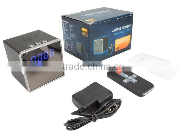 Vitevision Desk Clock Hidden camera in bedroom with remote control