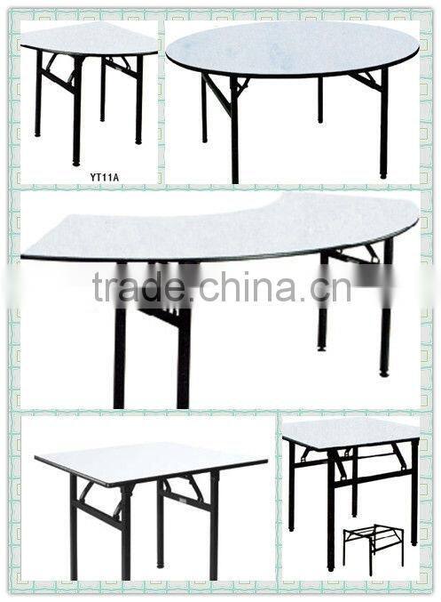 PP table round small folding iron table bar cocktail plastic tables for wholesale YPP16