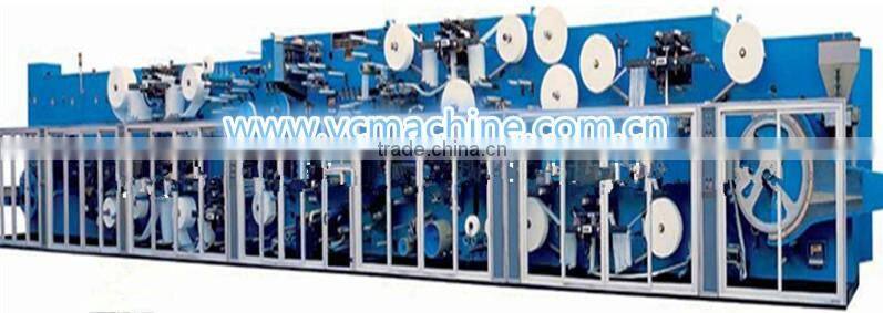 Full -servo Disposable hygienic products Baby Diaper Machine