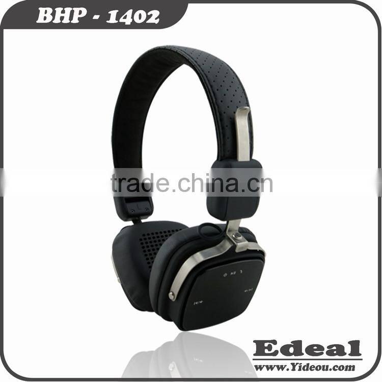 High quality Metal Fashion Wireless Bluetooth headphone with microphone