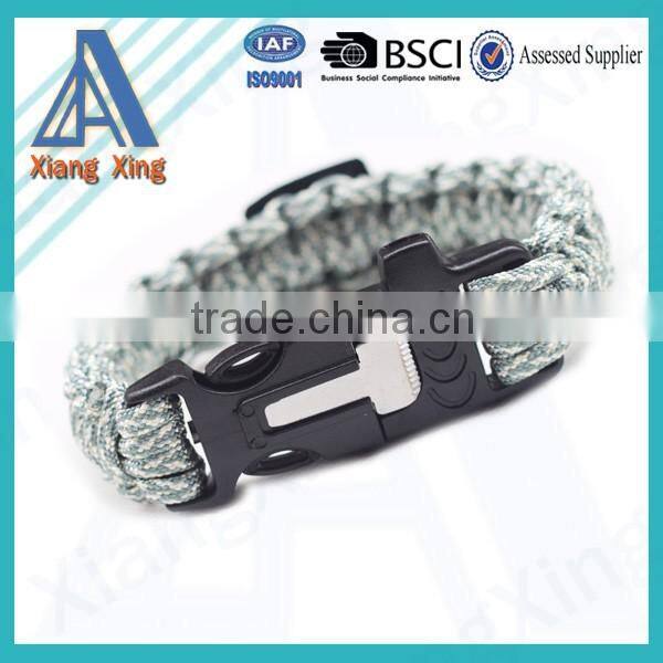 Promotion Outdoors self rescue paracord survival bracelets
