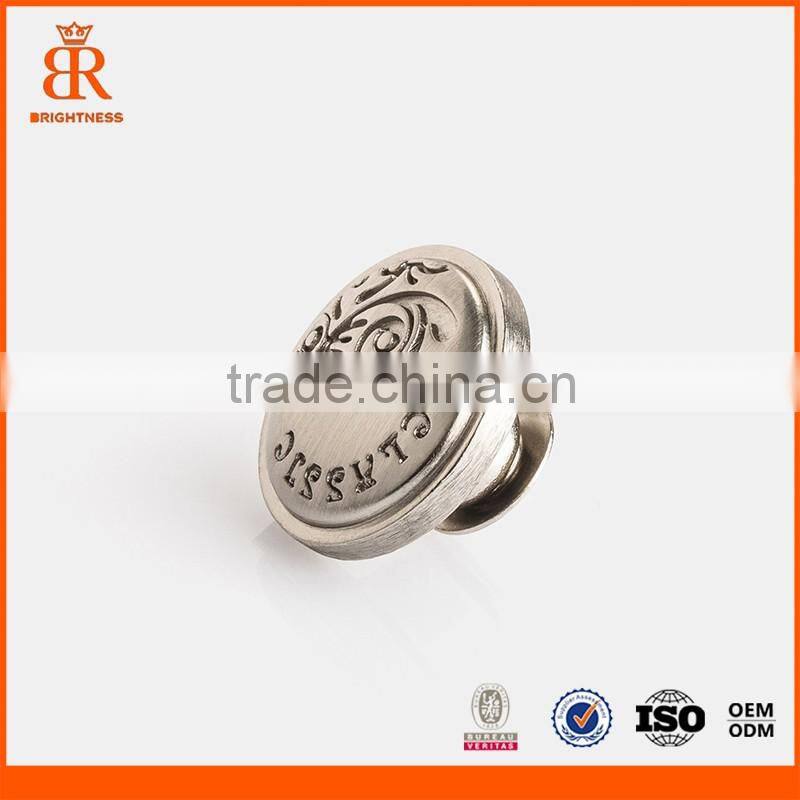 Jeans Shank Metal Buttons Button Manufacturer