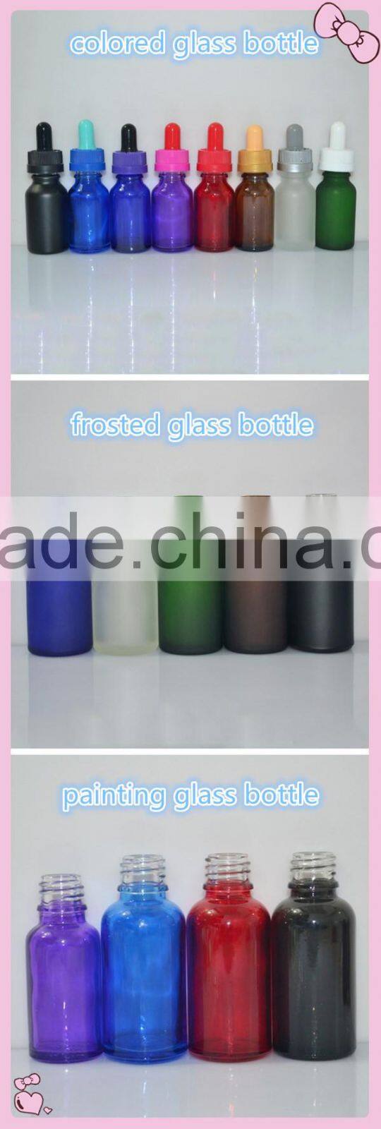 large electronic smoke oil bottle 100ml colored glass bottles wholesale