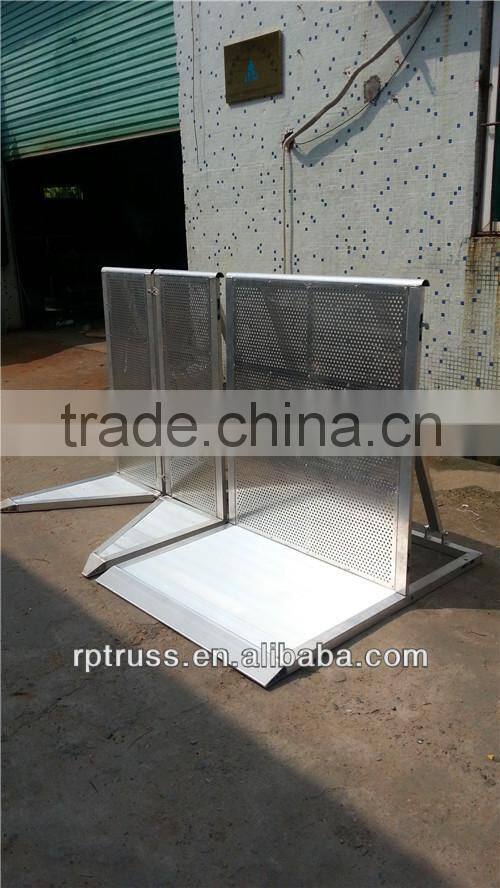 Heavy duty used aluminium barricade for concert