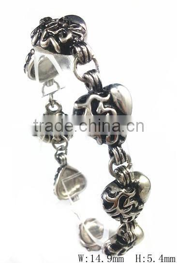 AB174 hand-knitted bracelet, fashion stainless steel bracelets for summer