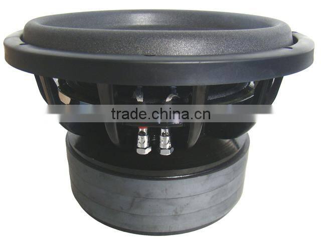 Factory price 12" car subwoofer high performance car subwoofer 2000W RMS 4000W MAX power car subwoofer SPL car subwoofer