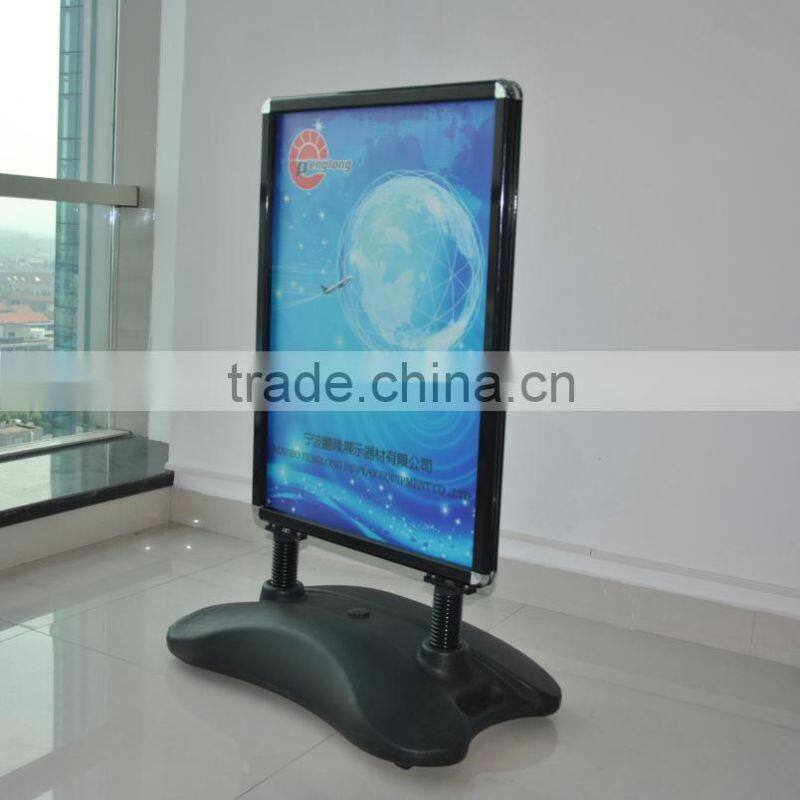 Advertising Display Stand water base front open snap A board poster holder sign stand