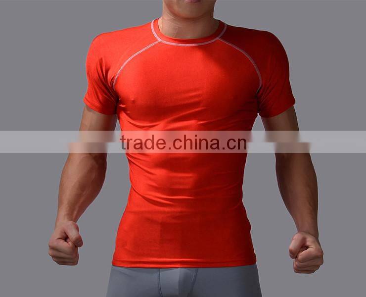 Youth men render tight seamless sportswear t shirts price manufacturers china