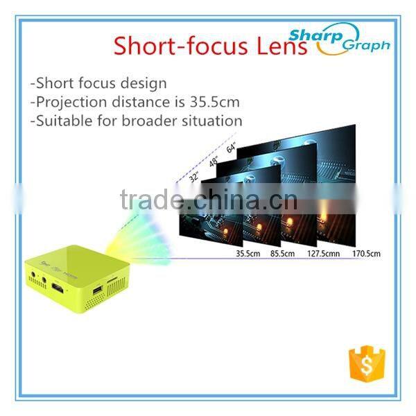 In Stock!!! 2016 UNIC Mini Full HD DLP HDMI Projector UC50 Pico 3D LED Projeksiyon Proyector Screen