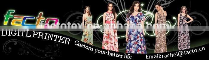 digital printing silk custom printed chiffon fabric