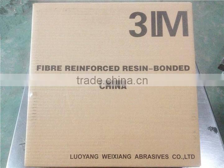 14" resin bonded cut-off wheel for stainless steel supply for india