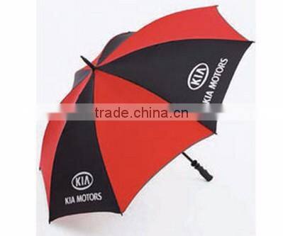 straight cheap price bright colored 8k golf umbrella with plastic cover