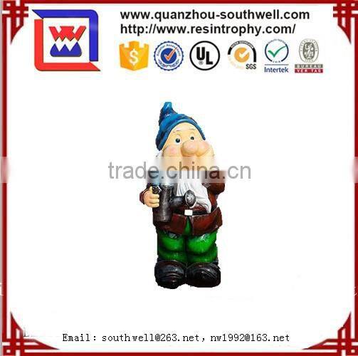 Beautiful garden decoration custom gnome resin statue