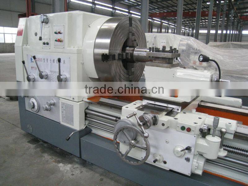 high precision Q350 Large Spindle Bore Precision hollow spindle lathe pipe thread lathe