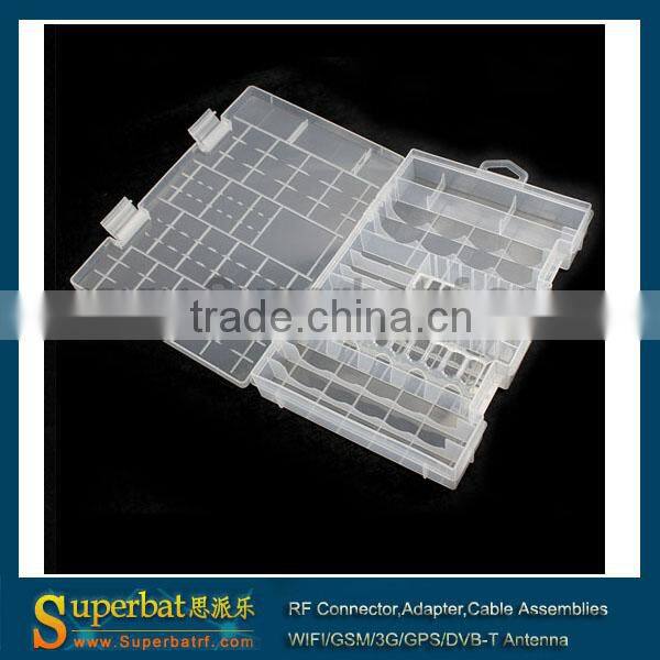 AA AAA D C 9V Battery Hard Plastic Case Holder Storage Box