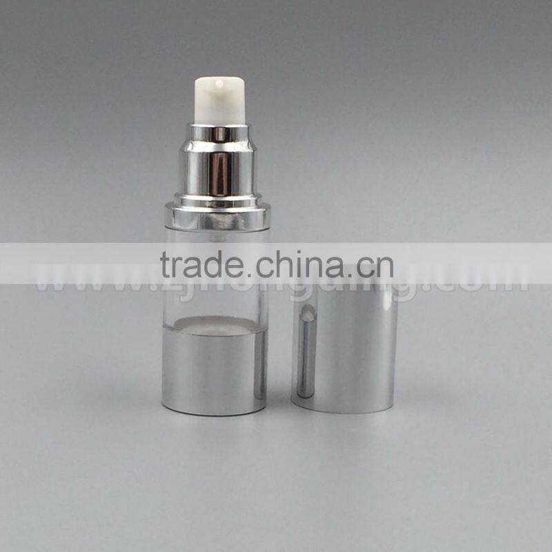 hot stamping white care shower skin care airless cream jar/pump bottle