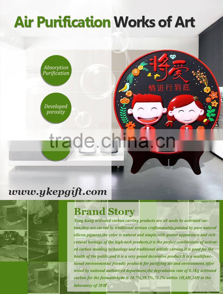 Environmental married bridegroom and bridge wedding table decoration