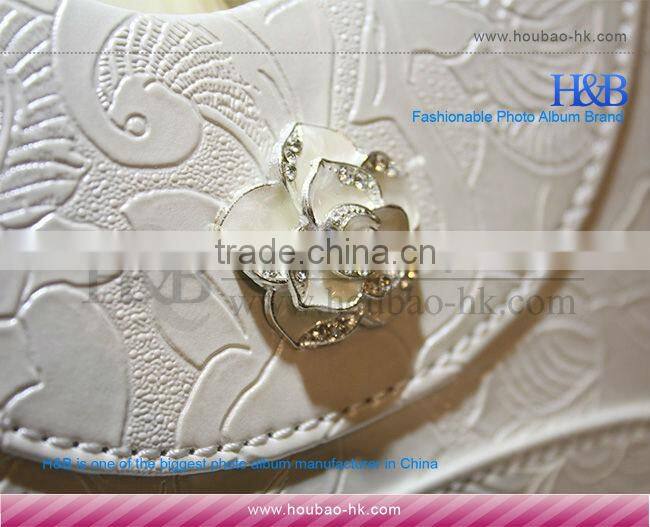 H&B new style 8*12,12*18 embossed leather photo album