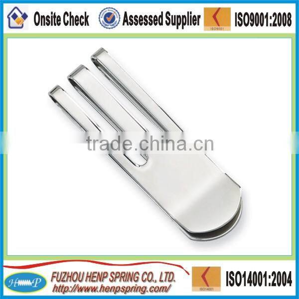 high precision polished stainless steel spring belt clips