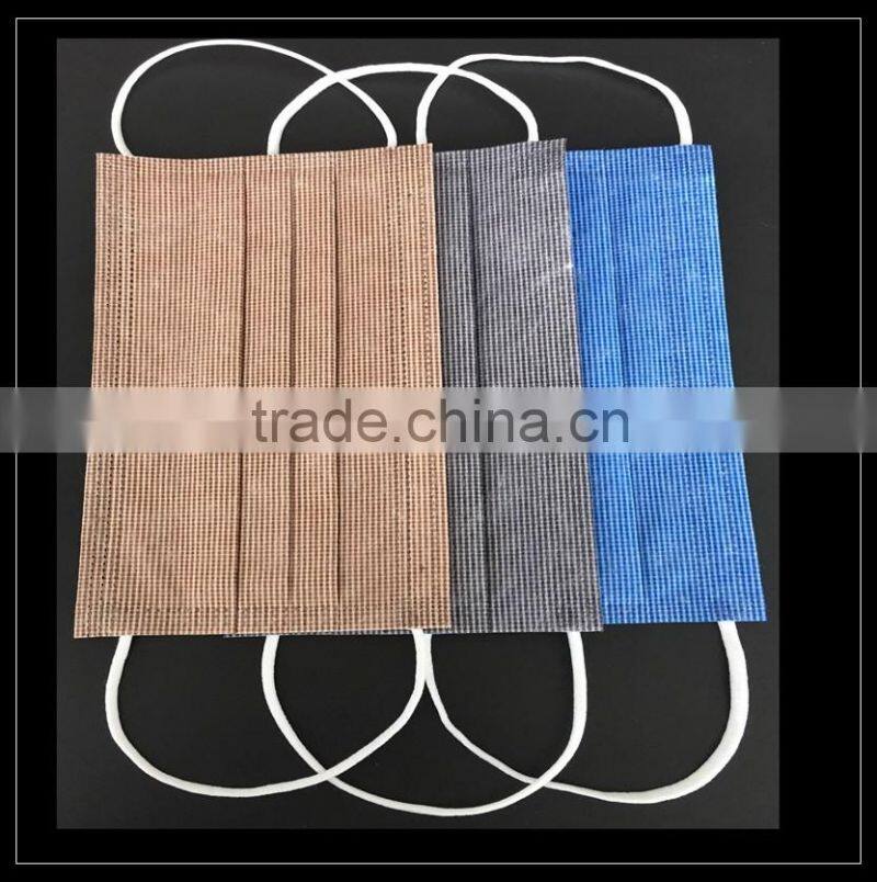 3ply blue disposable non-woven medical/laboratory face mask