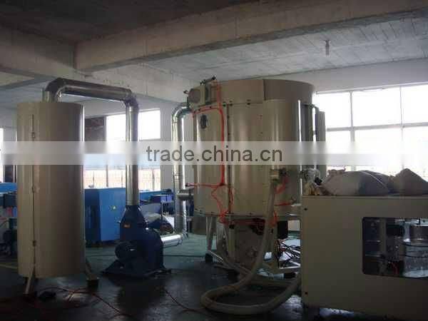 Crush cotton and foam machine line
