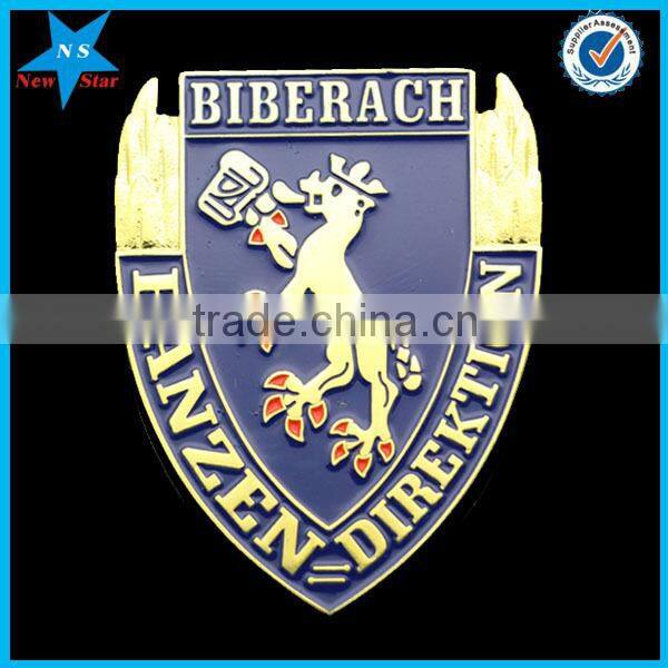 Metal lapel pin badge